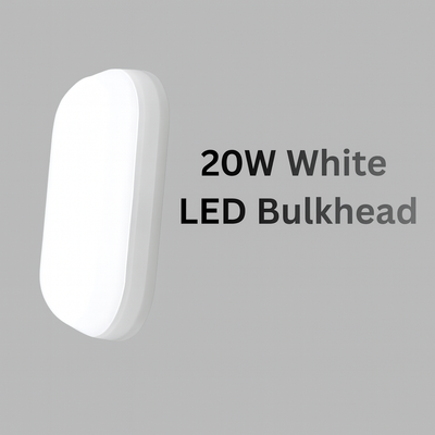 20W Bulkhead LED Light – Aluminium Body