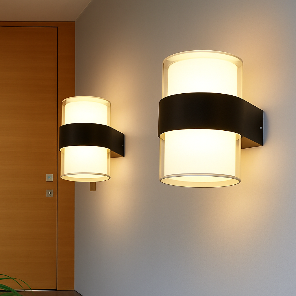 Modern Warm White Wall Light Indoor Outdoor