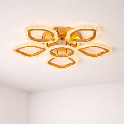 Leaf Ring LED Jhumar — 500mm (20 Inch)