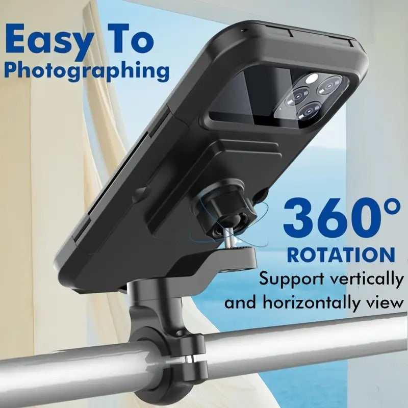 Grip Lock Pro Waterproof Motorcycle Phone Mount