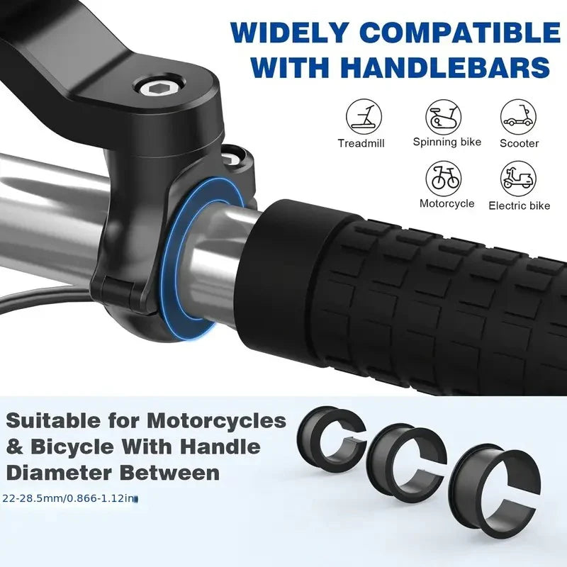 Metal Bike/scooty Phone Holder with 360° Rotation