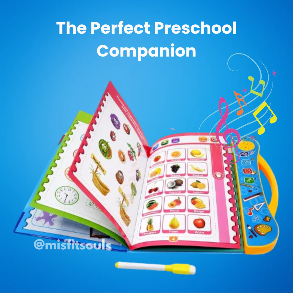 Interactive Preschool Learning Book