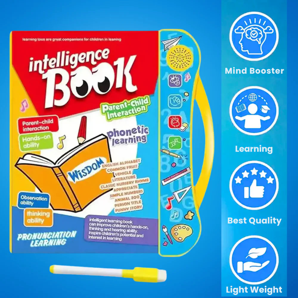 Interactive Preschool Learning Book