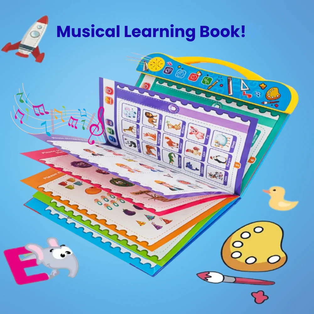 Interactive Preschool Learning Book