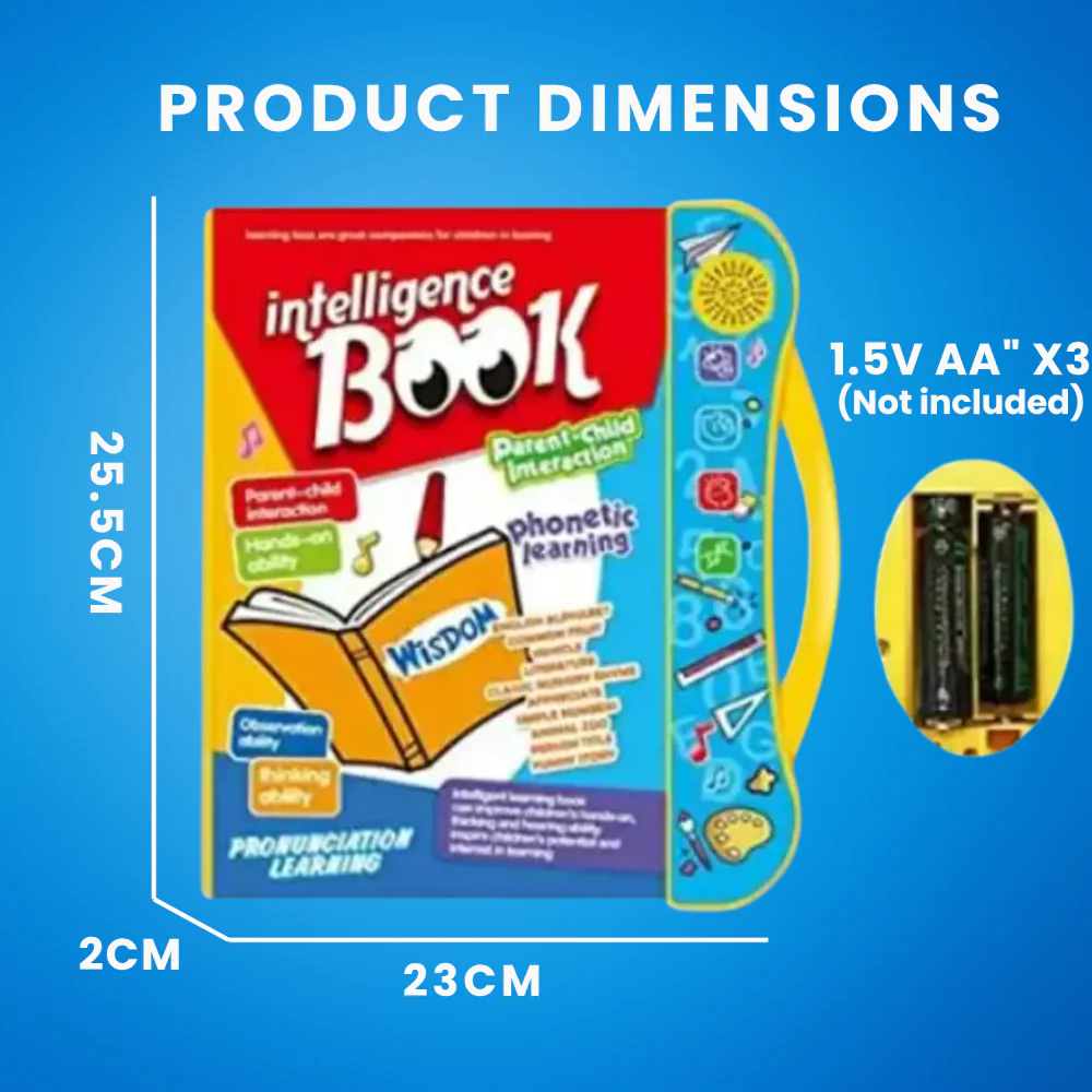 Interactive Preschool Learning Book