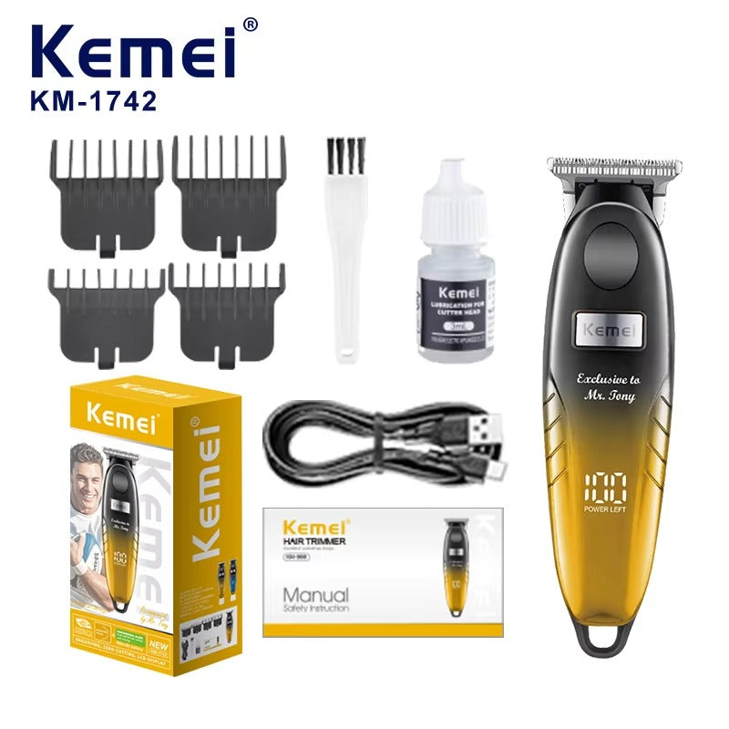 Kemei 1742 Professional Stainless Steel Hair Trimmer