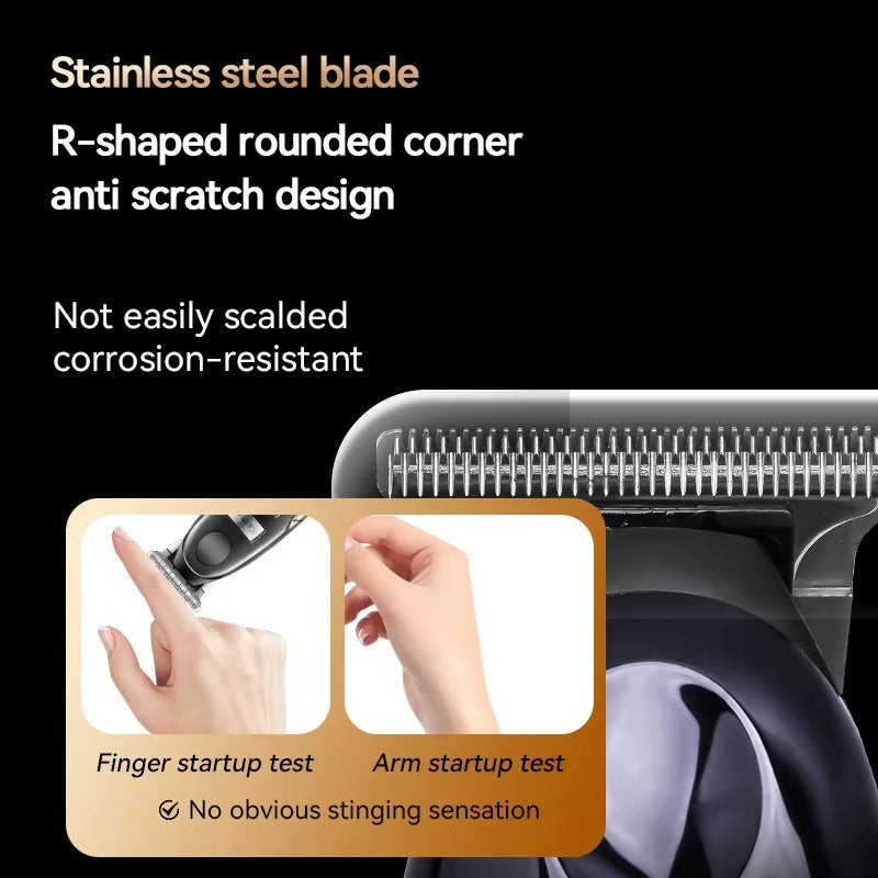 Kemei 1742 Professional Hair Trimmer Stainless Steel
