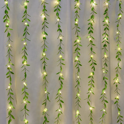 200 LED Leaf Vine Curtain Lights