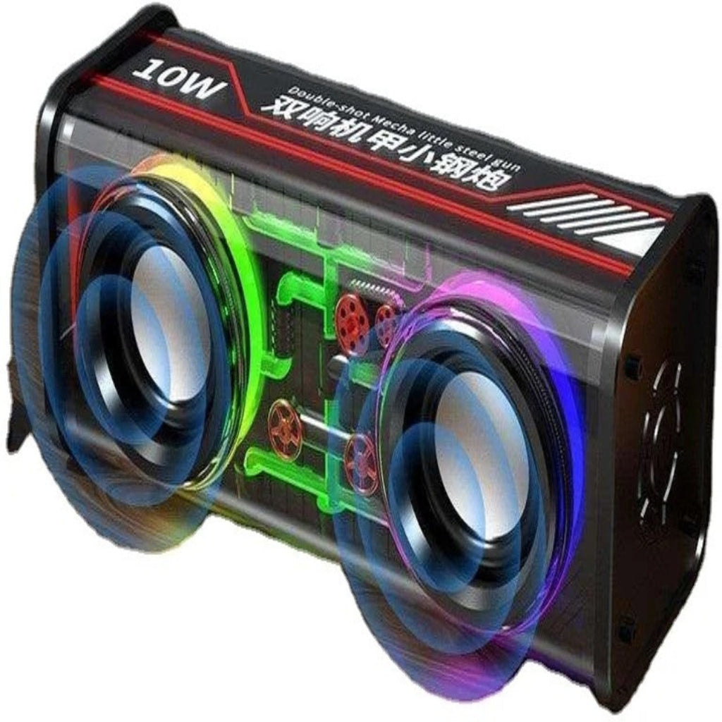 LuxBeat 10W Speaker Heavy Bass RGB Mood