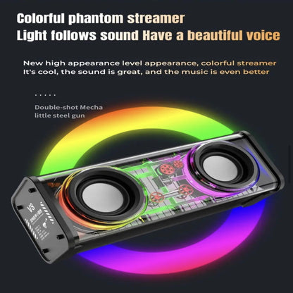 LuxBeat 10W Speaker Heavy Bass RGB Mood