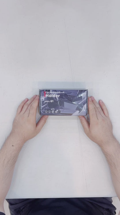 Car Headrest Tablet Mount Holder,[Double Extendable Stick] 360? Rotation iPad Car Holder Back Seat for Tablets, Cell Phone and More 4.7-12.9" Devices, Headrest Posts Width 1.6-6.9"