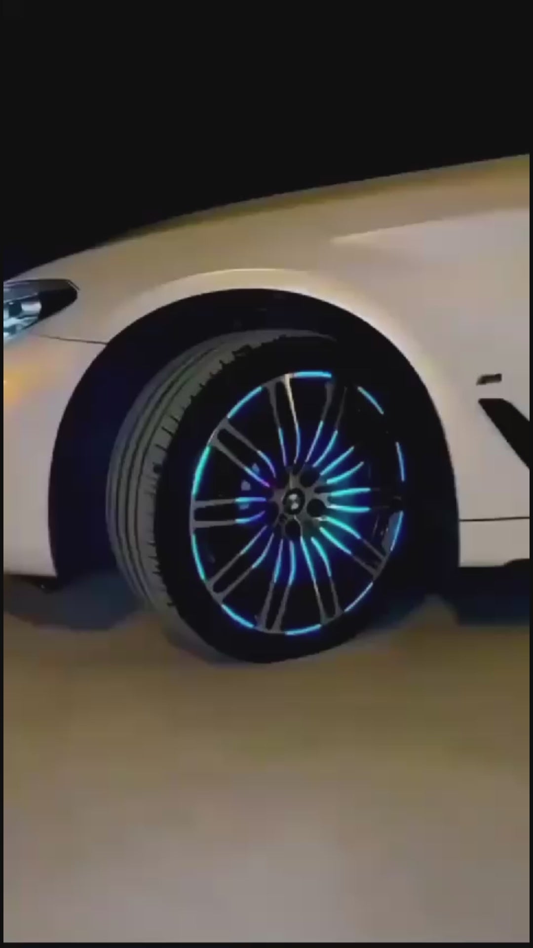 Luminous Wheel Rim Stickers 20pcs for Cars