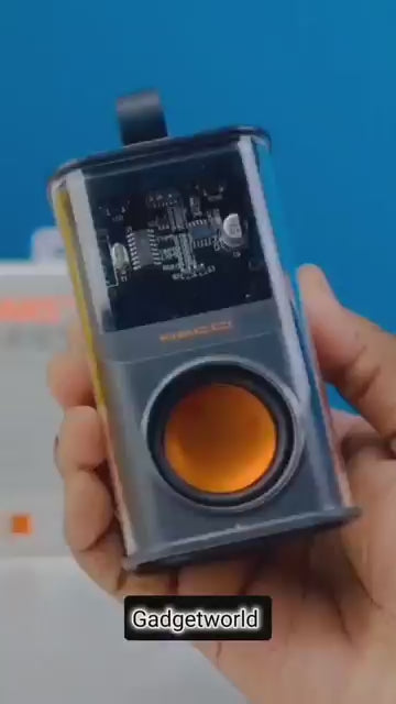 BeatNova Armour Glow Transparent RGB Bluetooth Speaker