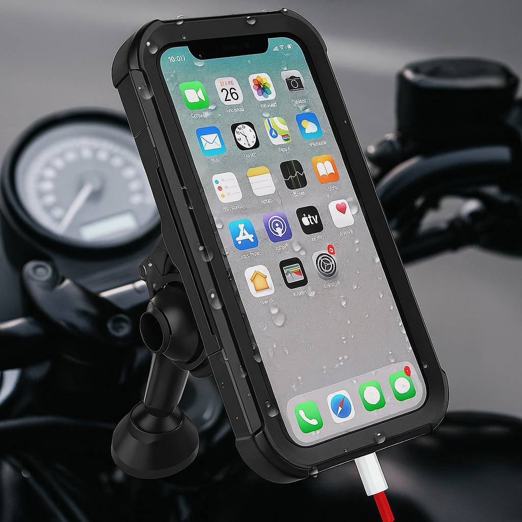 RideLock 360 Shockproof Phone Holder for Bikes