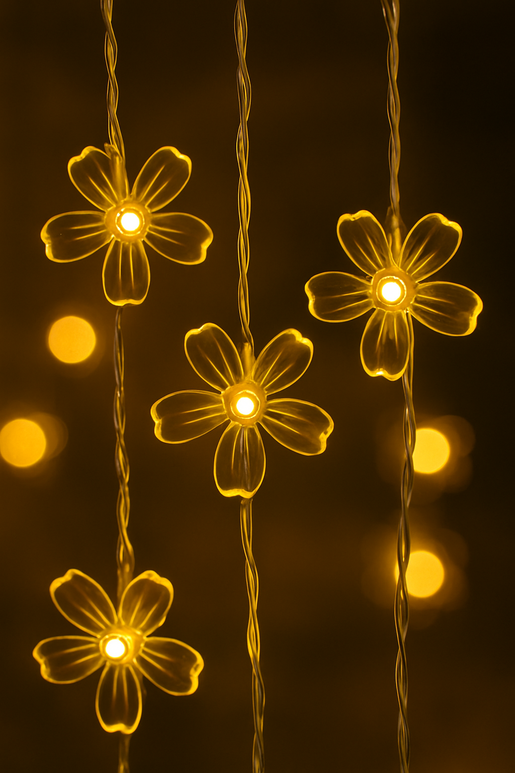 GoldenBloom Flower Series Decorative LED Lights