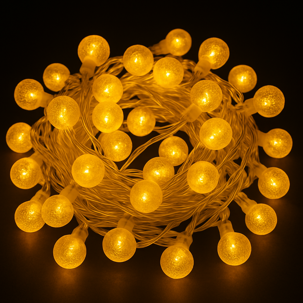 Small Golden Bulb LED String Lights