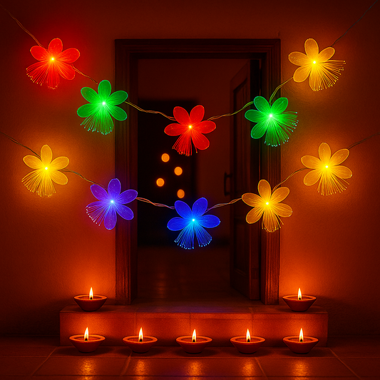 GlowPetal Fiber Optic Floral Lights LED Decorative