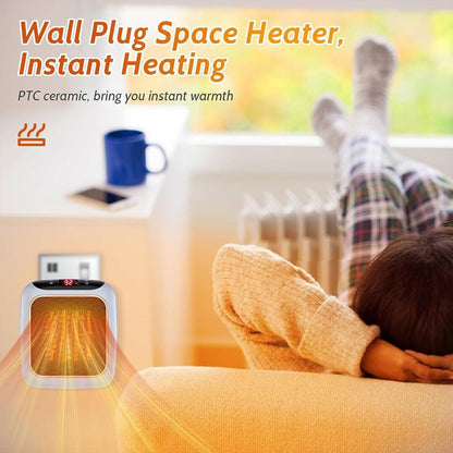 800W Plug-In Mini Personal Heater