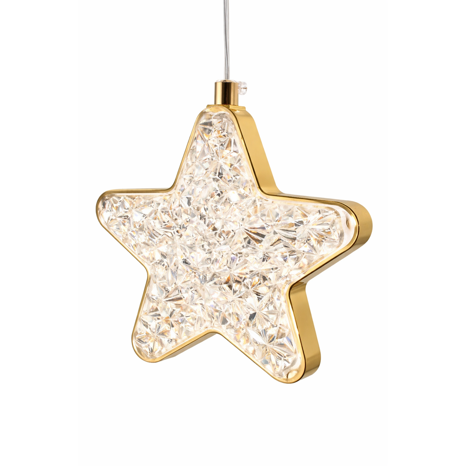 Crystal Star Pendant Light — Single Piece (1 Ft)