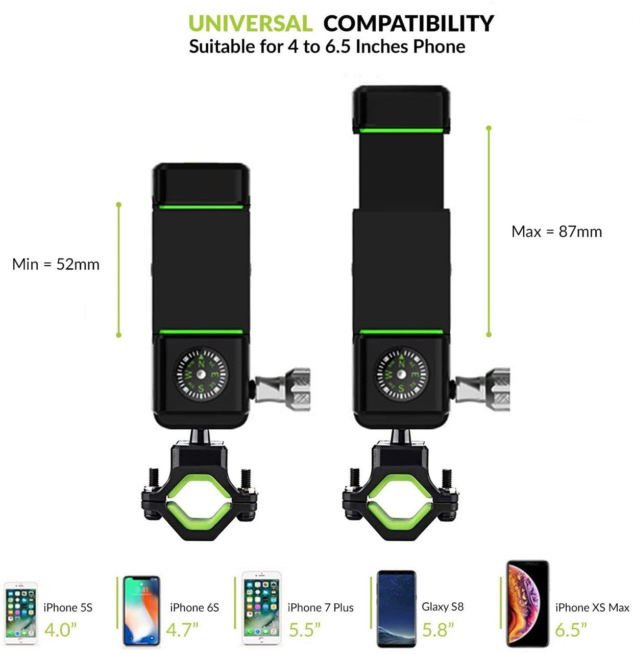 GRIP360 LED Bike Phone Holder 360 Rotation