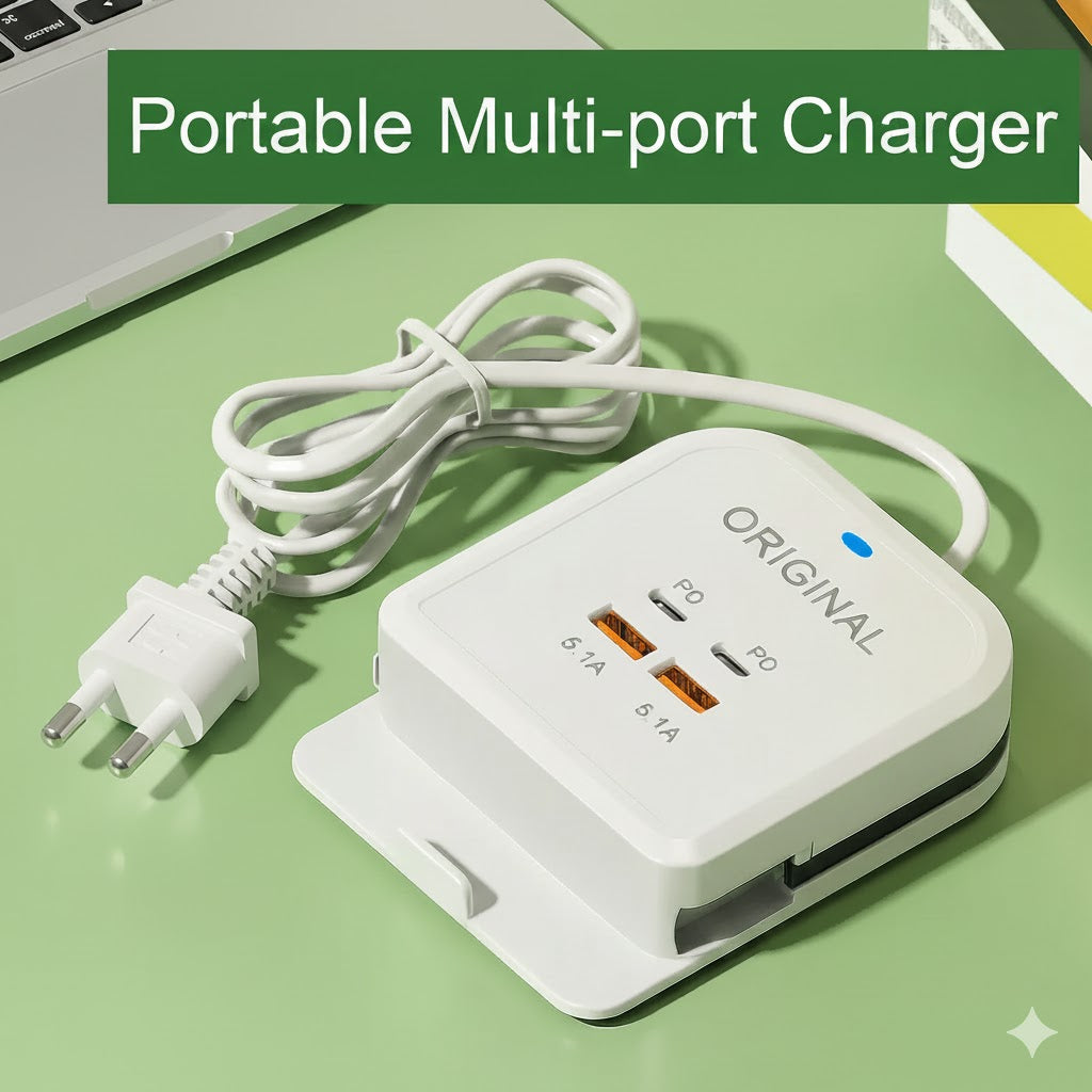 PowerRack 5 1A Dual PD Fast Charger