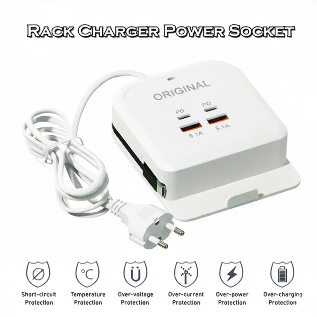 PowerRack 5 1A Fast Charger Dual PD