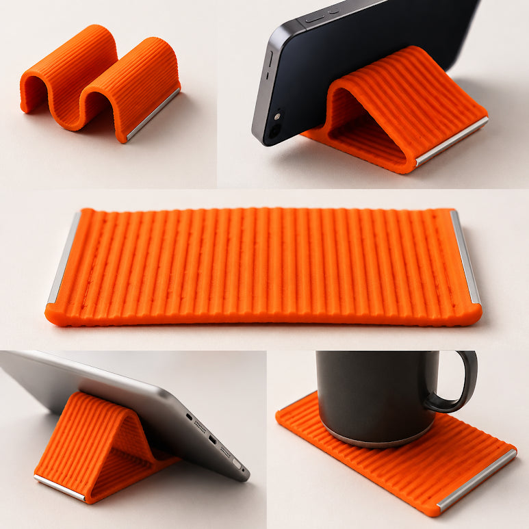 FlexLoop Adjustable Flexible Mobile & Tablet Stand – Portable Anti-Slip Desk Holder