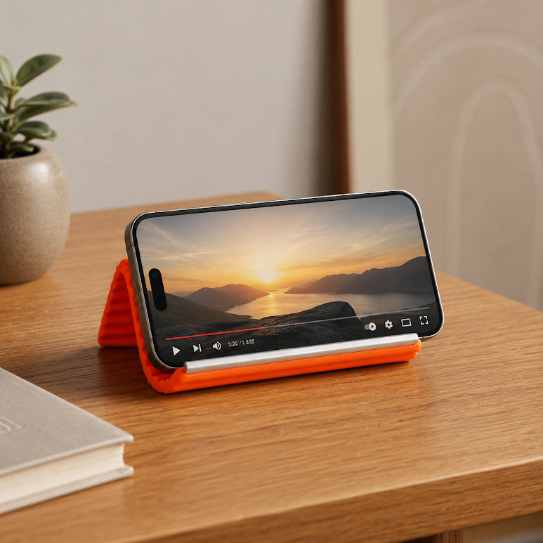 FlexLoop Adjustable Flexible Mobile & Tablet Stand – Portable Anti-Slip Desk Holder