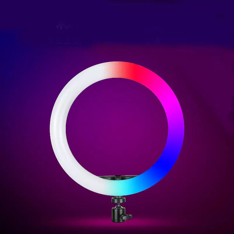 RGB LED Soft Ring Light 12inch, Flash Ring Light for Camera Smartphone Video Shooting