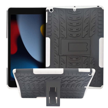 Armor Case Compatible with iPad 10.2 inch iPad 9th Generation Cover / 8th Gen / 7th Gen Stand Hybrid Drop Proof Defender Kickstand Dual Layer Protective Shell Hard Back Cover
