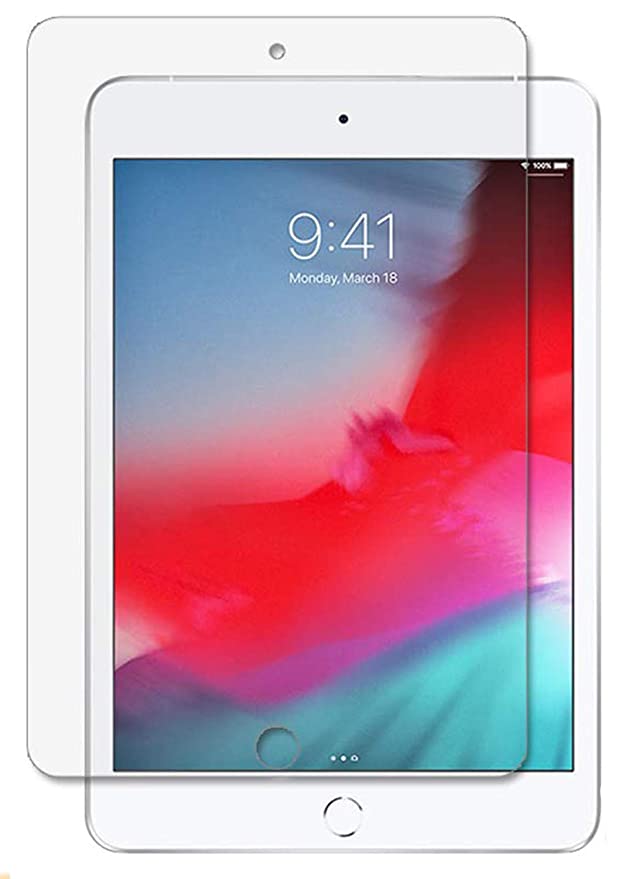 Premium Tempered Glass Screen Protector, Shatter-Proof/Bubble Free Anti-Glare Anti Blue Light Filter Anti-Fingerprint Anti Scratch 9H for Apple iPad Mini/iPad Mini 2/iPad Mini 3 (7.9")