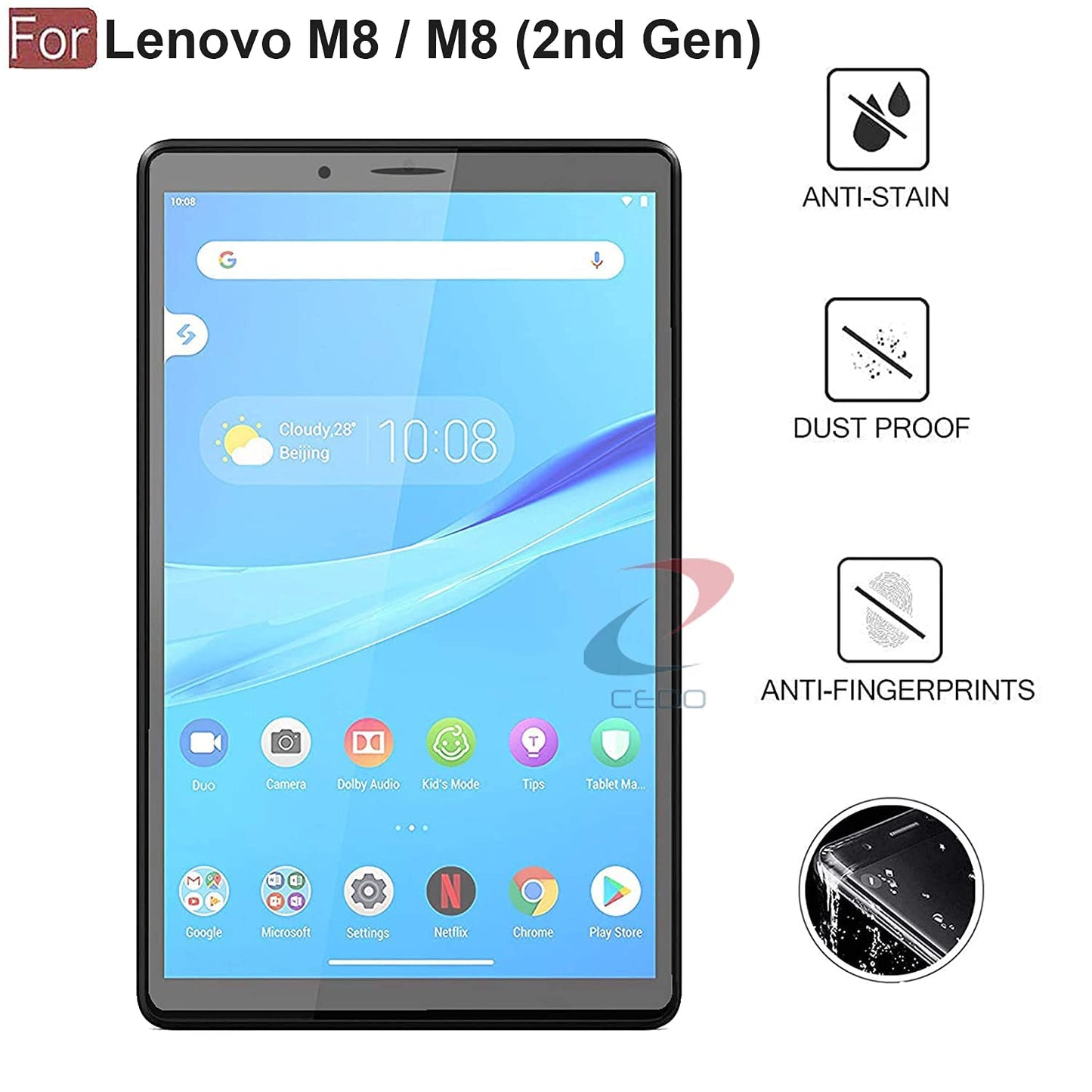 Tempered Glass for Lenovo M8 / M8 2nd Generation 8inch TB-8505 X/F/N