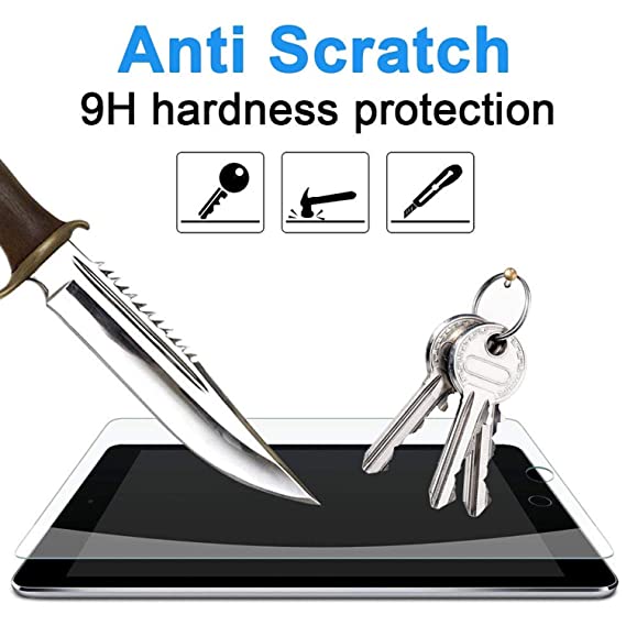 Premium Tempered Glass Screen Protector, Shatter-Proof/Bubble Free Anti-Glare Anti Blue Light Filter Anti-Fingerprint Anti Scratch 9H for Apple iPad Mini/iPad Mini 2/iPad Mini 3 (7.9")