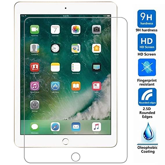 Premium Tempered Glass Screen Protector, Shatter-Proof/Bubble Free Anti-Glare Anti Blue Light Filter Anti-Fingerprint Anti Scratch 9H for Apple iPad Mini/iPad Mini 2/iPad Mini 3 (7.9")