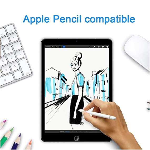 Premium Tempered Glass Screen Protector, Shatter-Proof/Bubble Free Anti-Glare Anti Blue Light Filter Anti-Fingerprint Anti Scratch 9H for Apple iPad Mini/iPad Mini 2/iPad Mini 3 (7.9")