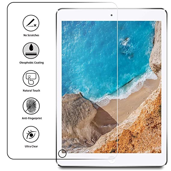 Premium Tempered Glass Screen Protector, Shatter-Proof/Bubble Free Anti-Glare Anti Blue Light Filter Anti-Fingerprint Anti Scratch 9H for Apple iPad Mini/iPad Mini 2/iPad Mini 3 (7.9")